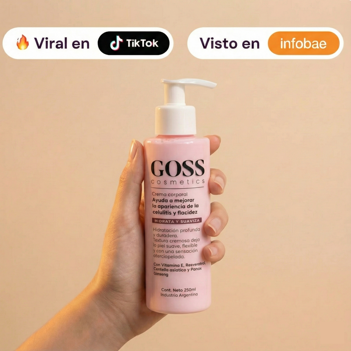 Crema Anticelulitis Reafirmante (250 ml)