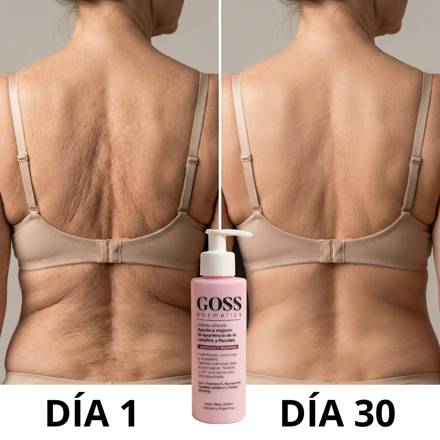 Tratamiento para celulitis, arrugas y flacidez - Crema corporal (250ml)